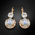 Auskari "Klaris VI (Crystal Moonlight)" с кристаллами Swarovski™